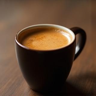 Espresso clásico en taza de cerámica
