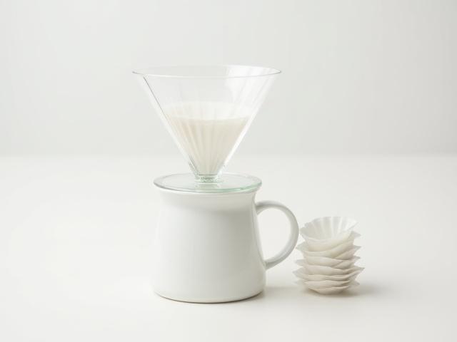 Cafetera Hario V60 de vidrio